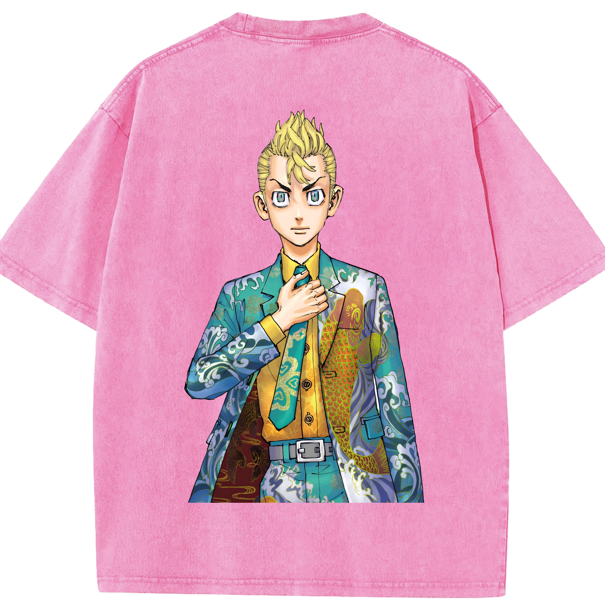 （画像用） 東京リベンジャーズ Tokyo Revengers 綿100% ヴィンテージ風 半袖Tシャツ（背面プリント）